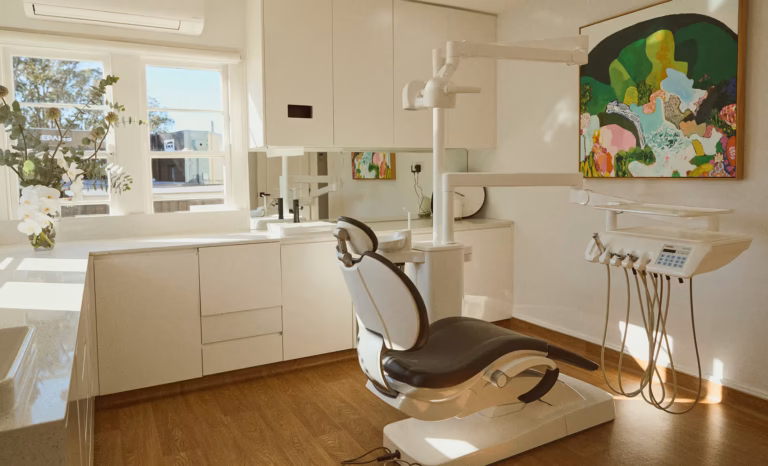 A treatment room at Dental Collective