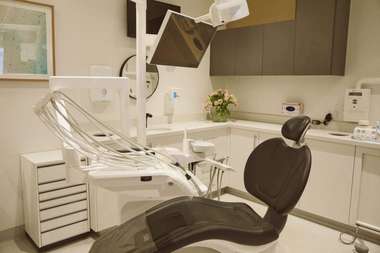 A treatment room at Dental Collective Rose Bay